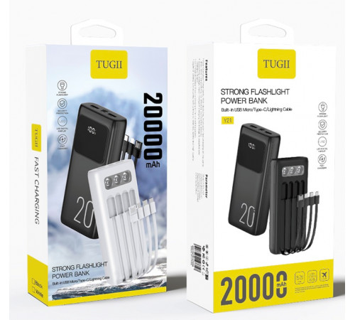 Зовнішній акумулятор WUW TUGII Y21 20000mAh Black (Y21)