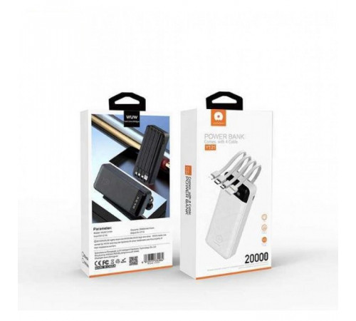 Зовнішній акумулятор WUW Y131 20000mAh White (Y131)