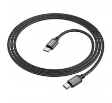 Кабель BOROFONE BX87 Sharp 60W сканер данных кабеля для Type-C to Type-C Black (6974443389067)