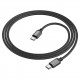Кабель BOROFONE BX87 Sharp 60W charging data cable for Type-C to Type-C Black (6974443389067)