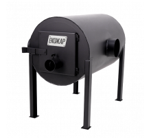 Дровяная печь буржуйка Экожар (ранее «Брест») Про 350 горизонтальная