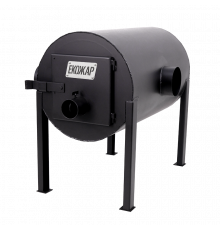 Дровяная печь буржуйка Экожар (ранее «Брест») Про 350 горизонтальная