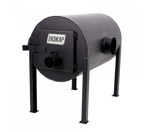 Дровяная печь буржуйка Экожар (ранее «Брест») Про 350 горизонтальная