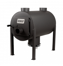 Дровяная печь буржуйка Экожар (ранее «Брест») Про 350 плюс комплект с вентилятором