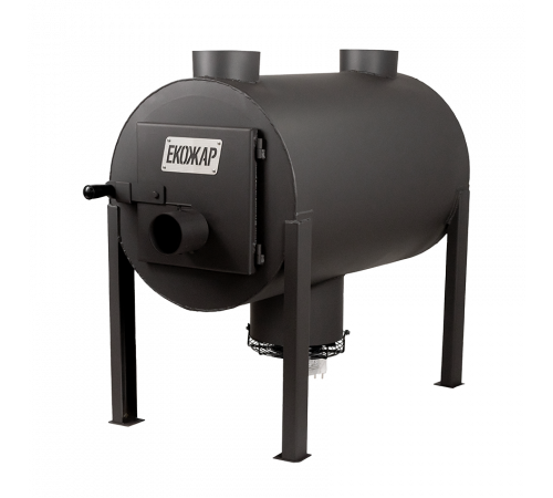Дровяная печь буржуйка Экожар (ранее «Брест») Про 350 плюс комплект с вентилятором