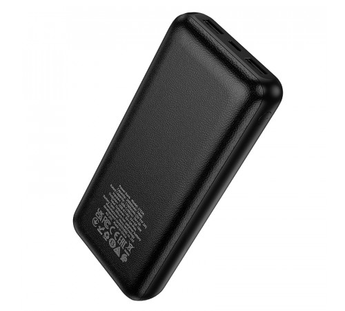 Зовнішній акумулятор HOCO J153A Stability power bank(20000mAh) Black (6942007656085)