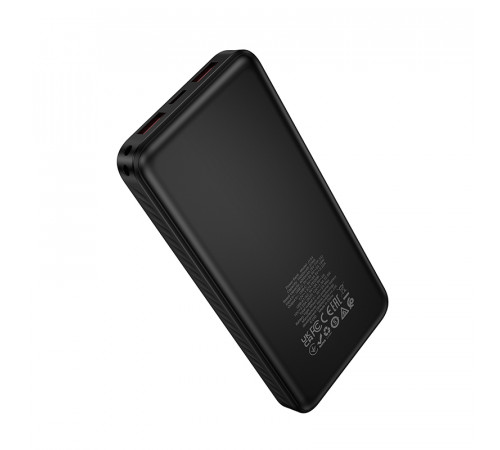 Зовнішній акумулятор HOCO J154 Victorious 22.5W+PD20W fully compatible power bank(10000mAh) Black (6942007660747)