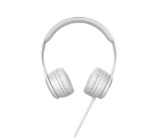 Навушники дротові HOCO W21 Graceful charm wire control headphones (3.5mm) Gray (6931474708298)