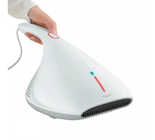 Ручний пилосос Xiaomi DEERMA Mites Vacuum Cleaner White + (перехідник на EU розетку) (CM800)