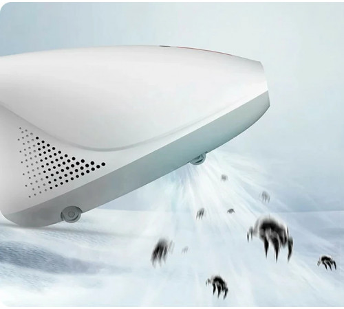 Ручний пилосос Xiaomi DEERMA Mites Vacuum Cleaner White + (перехідник на EU розетку) (CM800)