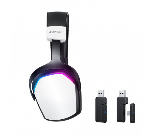 Бездротові накладні навушники ACEFAST H11 gaming wireless headset White (6974316285601)