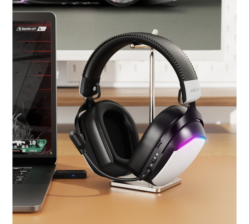 Бездротові накладні навушники ACEFAST H11 gaming wireless headset White (6974316285601)