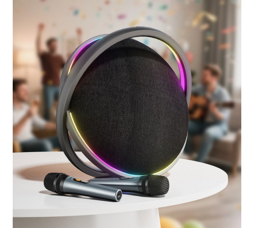 Портативна колонка ACEFAST K5 Max portable wireless speaker, 220W, IPX4, Black (6974316285670)