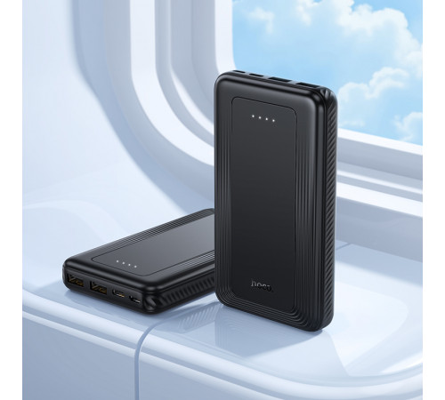 Зовнішній акумулятор HOCO J165 Honey power bank(10000mAh) Black (6942007666299)