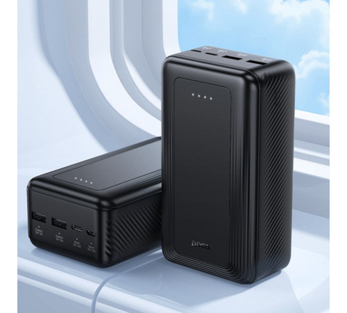 Зовнішній акумулятор HOCO J165B Honey power bank(30000mAh) Black (6942007666336)