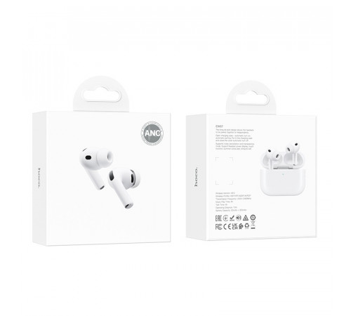 Бездротові навушники HOCO EW97 True wireless ANC noise reduction BT headset White (6942007673976)