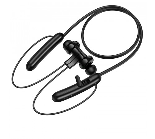 Бездротові спортивні навушники HOCO ES75 Niya neck-hanging BT headset Black (6942007654524)