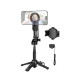 Селфі-монопод HOCO K27 Pro Magic mini live broadcast stand(pull clip+magnetic focusing version) Black (6942007668743)