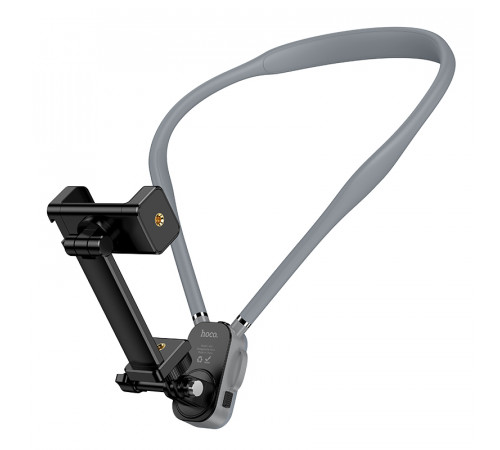 Кріплення для телефона на шию HOCO K30 Campo neck-hanging holder Black Gray (6942007664639)