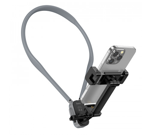 Кріплення для телефона на шию HOCO K30 Campo neck-hanging holder Black Gray (6942007664639)