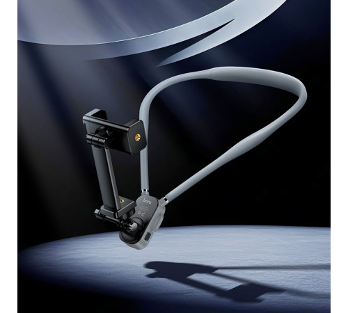 Кріплення для телефона на шию HOCO K30 Campo neck-hanging holder Black Gray (6942007664639)