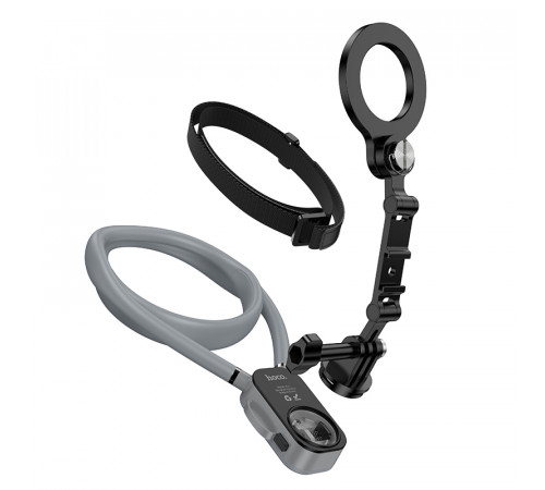 Кріплення для телефона на шию HOCO K31 Campo magnetic neck-hanging holder Black Gray (6942007664646)