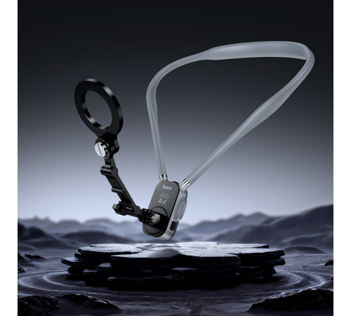 Кріплення для телефона на шию HOCO K31 Campo magnetic neck-hanging holder Black Gray (6942007664646)
