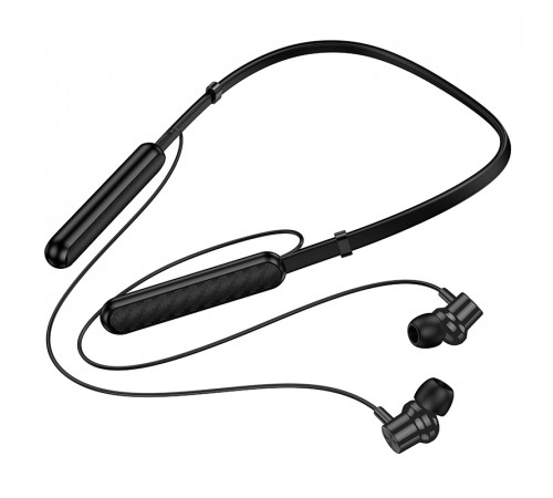 Бездротові спортивні навушники BOROFONE BE72 Sun neck hanging BT earphones Black (6941991124518)