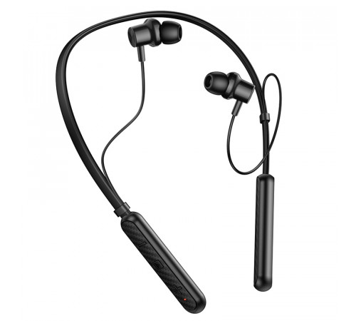 Бездротові спортивні навушники BOROFONE BE72 Sun neck hanging BT earphones Black (6941991124518)