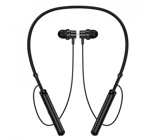 Бездротові спортивні навушники BOROFONE BE72 Sun neck hanging BT earphones Black (6941991124518)