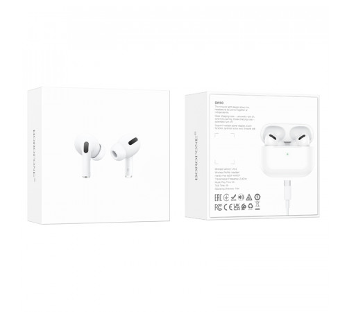 Бездротові навушники TWS BOROFONE BW90 True wireless stereo headset White (6941991123207)