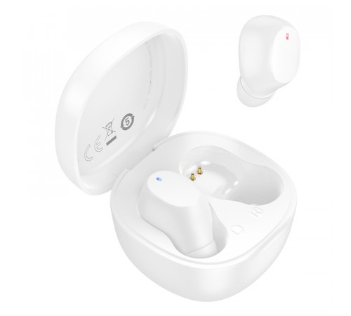 Бездротові навушники TWS BOROFONE BW97 Clear White (6941991125607)