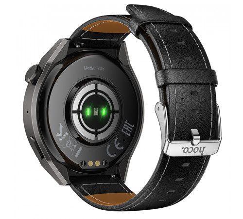 Смарт-годинник HOCO Y35 36mm. 250 mAh. IP67 Smart sports watch(call version) Black (6942007663649)