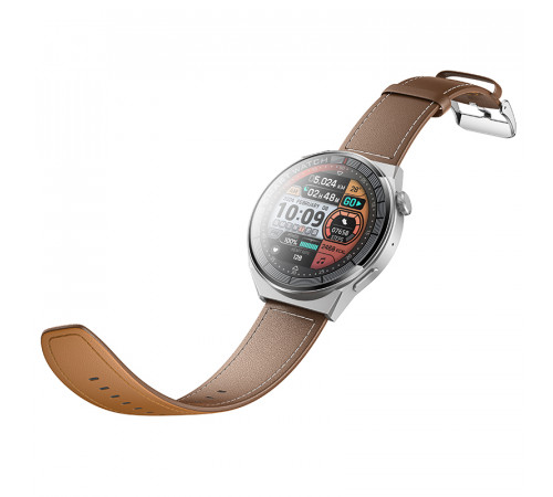 Смарт-годинник HOCO Y35 36mm. 250 mAh. IP67 Smart sports watch(call version) Silver (6942007663656)