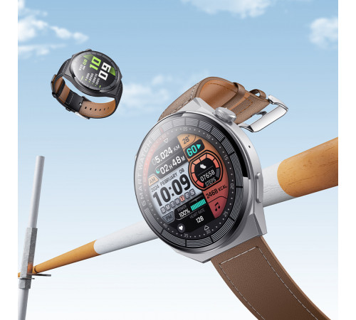 Смарт-годинник HOCO Y35 36mm. 250 mAh. IP67 Smart sports watch(call version) Silver (6942007663656)