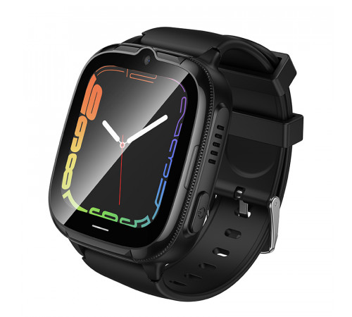 Дитячий смарт-годинник HOCO Y106 4G 46mm. 730 mAh children phone watch Black (6942007658690)