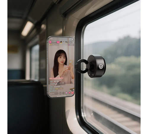 Тримач з електроприсоскою Ulanzi ULANZI SK-22 Electric suction cup bracket for mobile phones Black (M096)