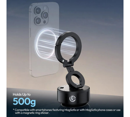 Тримач з електроприсоскою Ulanzi ULANZI SK-22 Electric suction cup bracket for mobile phones Black (M096)