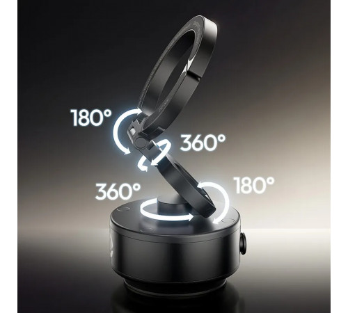 Тримач з електроприсоскою Ulanzi ULANZI SK-22 Electric suction cup bracket for mobile phones Black (M096)