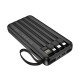 Зовнішній акумулятор BOROFONE BJ76 Smart power bank with 4 cables(10000mAh) Black (6941991120046)
