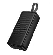 Зовнішній акумулятор BOROFONE BJ79B Clever power bank with 3 cables(30000mAh) Black (6941991121579)