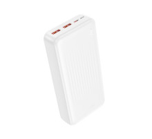 Зовнішній акумулятор BOROFONE BJ80A Clever 22.5W+PD20W fully compatible power bank(20000mAh) White (6941991121623)