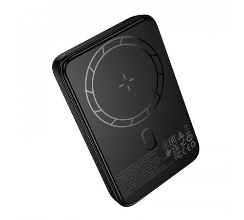 Зовнішній акумулятор BOROFONE BJ82A Dawn PD20W magnetic power bank(10000mAh) Black (6941991124808)