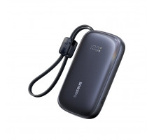 Зовнішній акумулятор Baseus EnerFill FC21 Qpow 3 Ultra Digital Display Power Bank with Detachable Cable 20000mAh 22.5W Cosmic Black (E0027M00)