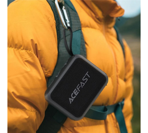 Портативна колонка ACEFAST K4 Go portable wireless speaker, 5W, IPX7, Black (6974316285113)