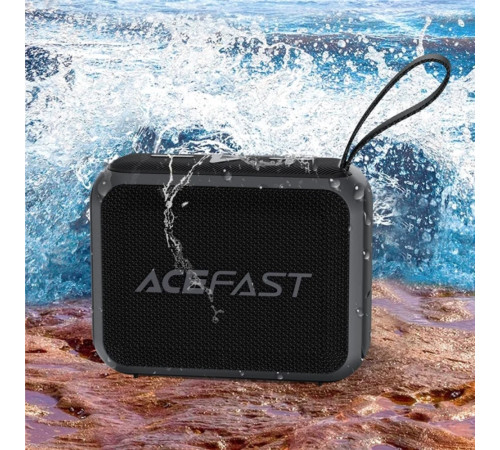 Портативна колонка ACEFAST K4 Go portable wireless speaker, 5W, IPX7, Black (6974316285113)