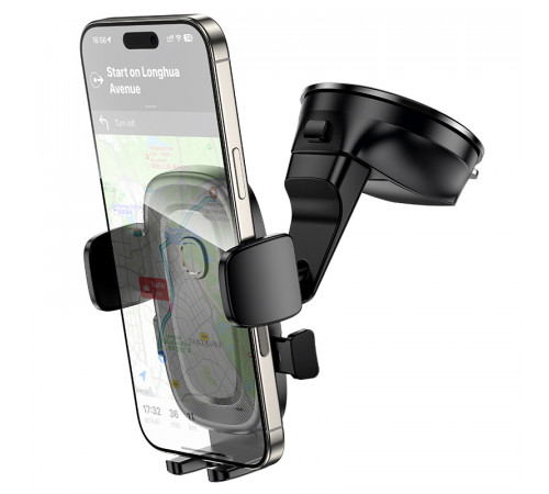 Автотримач для телефона BOROFONE BH132 Follower one-button car holder(center console) (6941991121302)