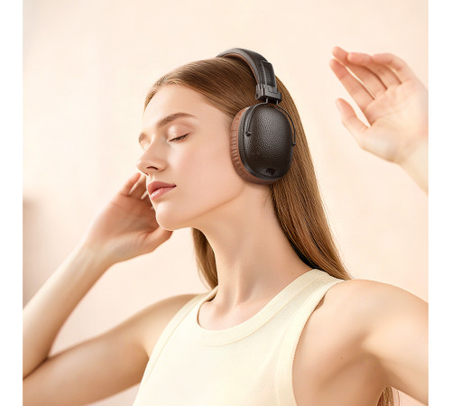 Бездротові накладні навушники BOROFONE BO34 Suenos BT headset Black (6941991126253)