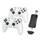 Ігрова приставка + 2 джойстики HOCO GA31 Collection game box+two wireless gamepads set White (6942007672122)