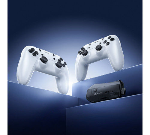 Ігрова приставка + 2 джойстики HOCO GA31 Collection game box+two wireless gamepads set White (6942007672122)